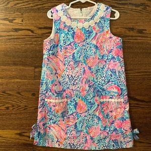 Lilly Pulitzer size 6 girls shift dress EUC